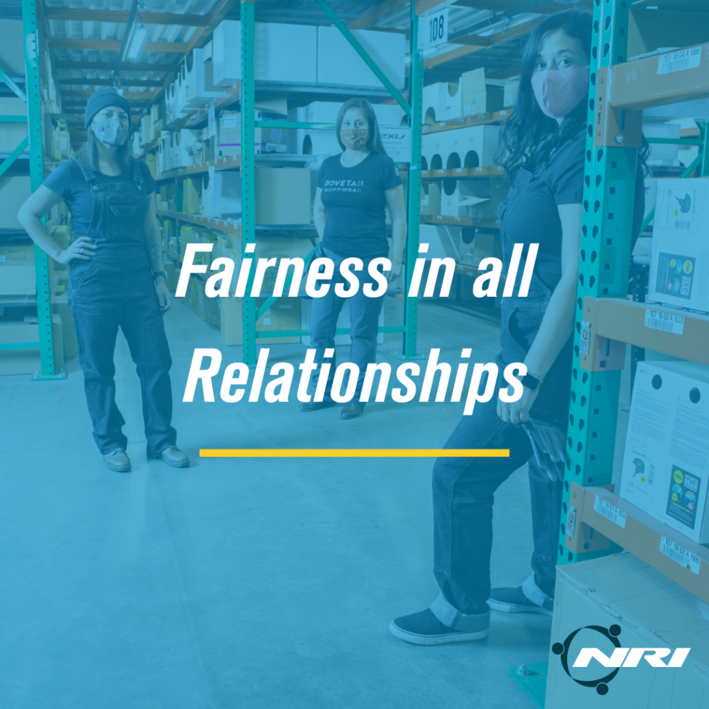 NRI Core Values Fairness in All Relationships